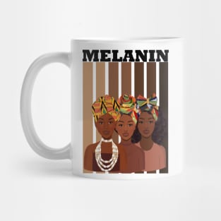 Melanin Afrocentric Black History Month Mug